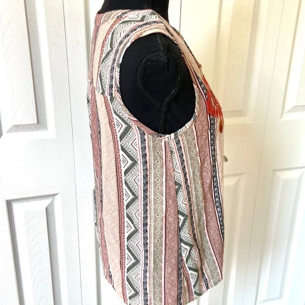 THML Embroidered Tribal Tank - Picture 7 of 11
